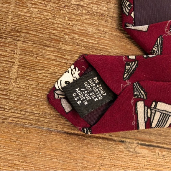Peanuts Snoopy Men’s Tie Computer Genius - Picture 5 of 5